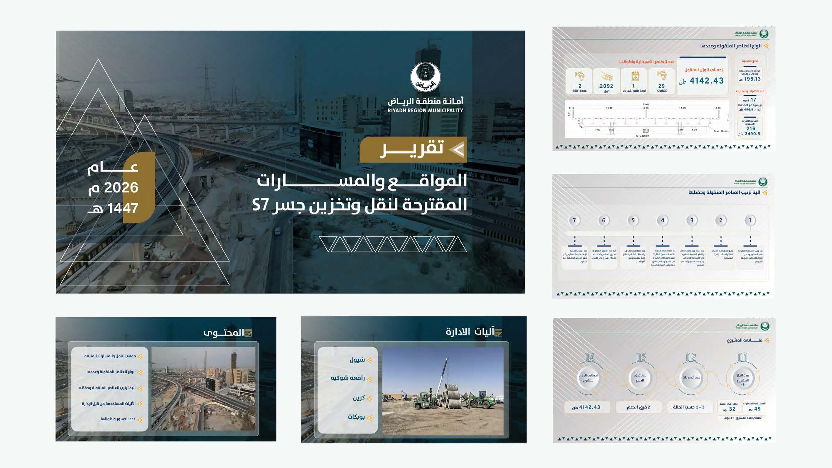تقرير المواقع والمسارات — جسر S7